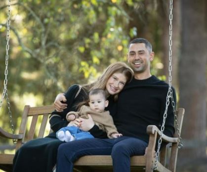 Rory John Gates sister Jennifer with her husband Nayel and their daughter